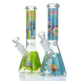 10.25'' R&M Honeycomb Glass Water Pipe Water Pipes EJV 