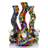 10.2" Printed Cartoon Silicone Water Pipe (Assorted) Water Pipes EJV 