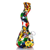 10.2" Printed Cartoon Silicone Water Pipe (Assorted) Water Pipes EJV 