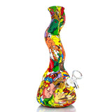 10.2" Printed Cartoon Silicone Water Pipe (Assorted) Water Pipes EJV 