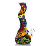 10.2" Printed Cartoon Silicone Water Pipe (Assorted) Water Pipes EJV 