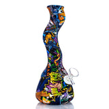 10.2" Printed Cartoon Silicone Water Pipe (Assorted) Water Pipes EJV 