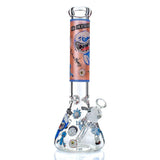 12'' R&M Cartoon Printed Glass Water Pipe Water Pipes EJV Mr. Mees 