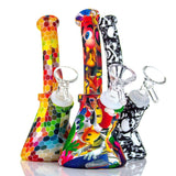 6.5'' Graphic Silicone Water Pipe (Assorted) Water Pipes EJV 