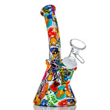 6.5'' Graphic Silicone Water Pipe (Assorted) Water Pipes EJV 