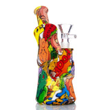 6.8" Water Transfer Printing Silicone Water Pipe (Assorted) Water Pipes EJV 