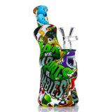 6.8" Water Transfer Printing Silicone Water Pipe (Assorted) Water Pipes EJV 