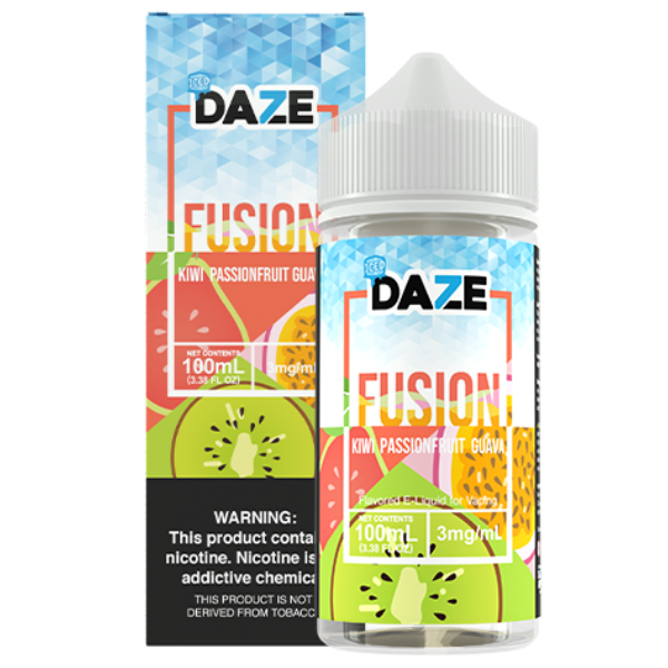 Iced Kiwi Passion Fruit Guava by 7 Daze Fusion 100ml