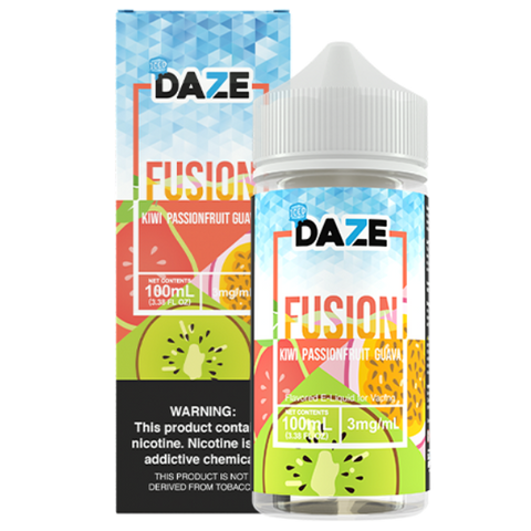 Iced Kiwi Passion Fruit Guava by 7 Daze Fusion 100ml