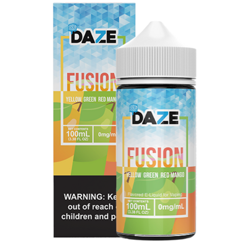 Iced Yellow Green Red Mango by 7 Daze Fusion 100ml