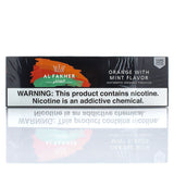Al Fakher Shisha Tobacco - 50g (10 Pack) Shisha Al Fakher Orange Mint 