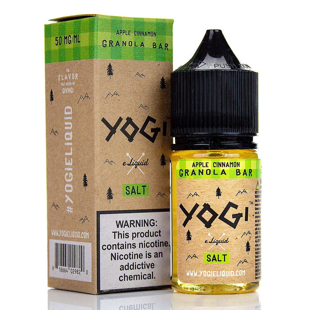 Apple Cinnamon by Yogi Salts E-Liquid 30ml Nicotine Salt Yogi Salts E-Liquid 