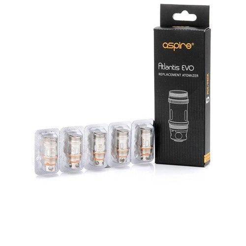 Aspire Atlantis EVO Replacement Coils (Pack of 5) DISCONTINUED HARDWARE DISCONTINUED HARDWARE 0.4ohm Kanthal Clapton 