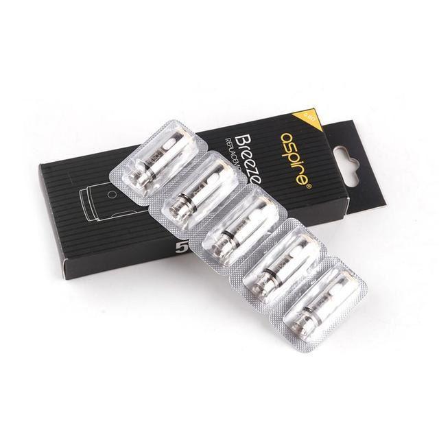 Aspire Breeze Coils (5-Pack) DISCONTINUED HARDWARE DISCONTINUED HARDWARE 