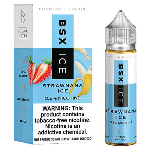 GLAS BSX SERIES TFN | Strawnana Ice 60ML eLiquid eJuice GLAS Vapor 