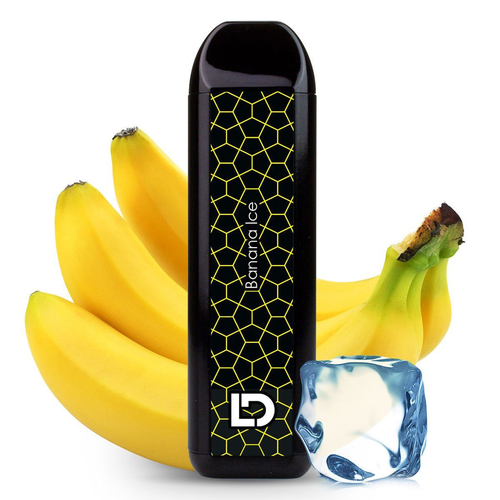 LD HUGE Disposable Device - 3000 Puffs Disposable Vape Pens LD Banana Ice 