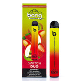 Bang Switch Duo Disposable Device - 2500 Puffs Disposable Vape Pens Bang Vape Strawberry Apple Watermelon/Strawberry Kiwi 