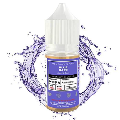 GLAS BASIX TFN Nic Salts | Blue Razz 30ML eLiquid Nicotine Salt Glas Salt 