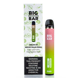 Big Bar DUO Disposable Device - 2200 Puffs Disposable Vape Pens Big Bar Melon Ice • Melon Peach Rings 