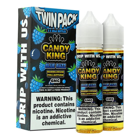 Blue Razz by Candy King Bubblegum 120ml E-Juice Candy King 
