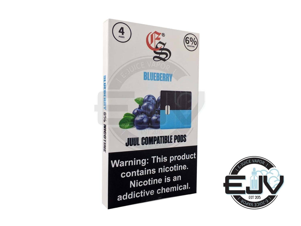 Eonsmoke Compatible Pods 60mg - (4 Pack) Replacement Pods Eonsmoke Blueberry 