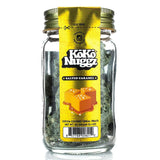 Koko Nuggz Chocolate Jars Alternative KOKO Nuggz 2.1 OZ Glass Jar Salted Caramel 