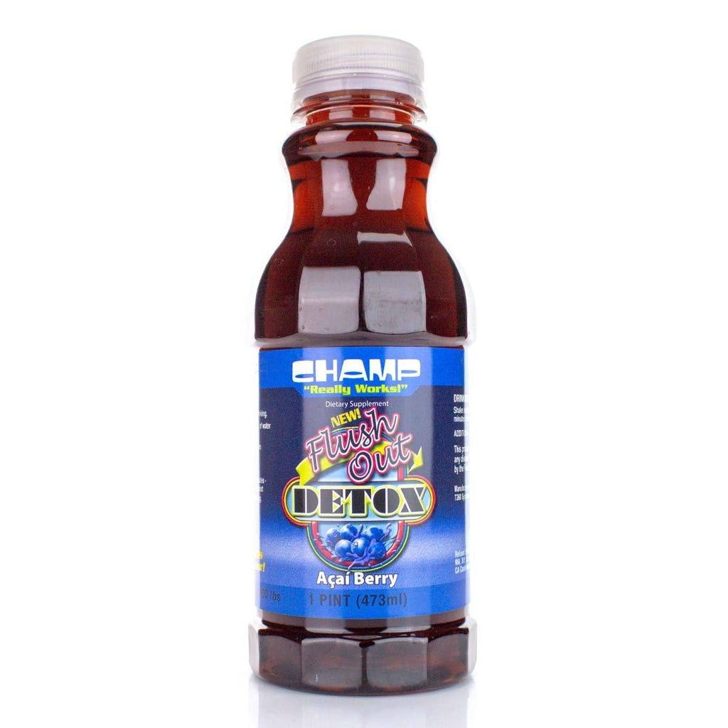 Champ Flush Out Detox Drink - 16oz Detox Champ Acai Berry 