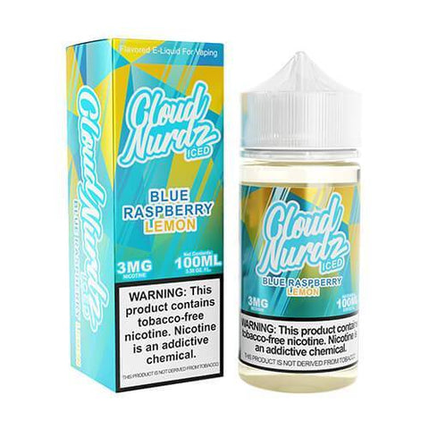 Blue Raspberry Lemon ICED by Cloud Nurdz TFN 100ml E-Juice Cloud Nurdz 