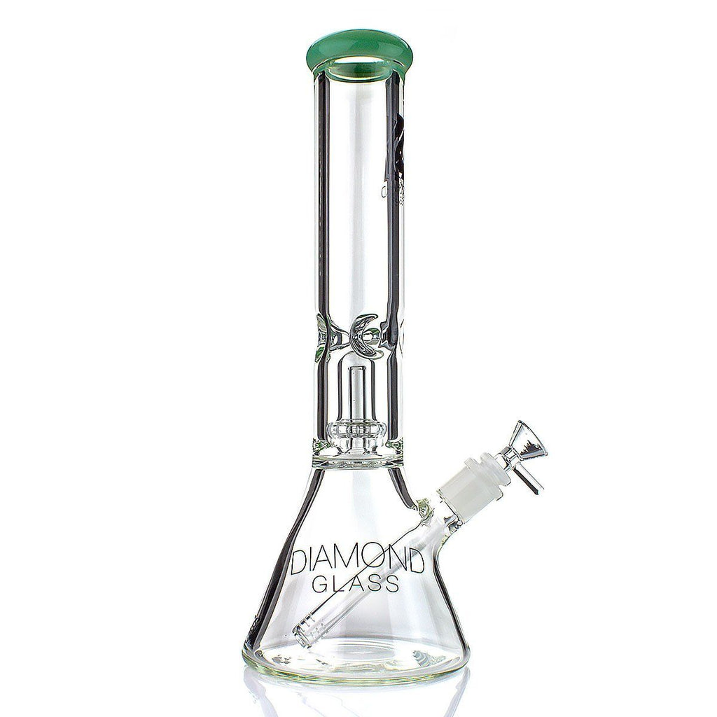 Diamond Glass DG-1001 Water Pipe Water Pipes Diamond Glass Milk Green 