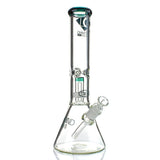 Diamond Glass DG-W1014-14 Water Pipe Water Pipes Diamond Glass Teal 