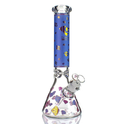 Diamond Glass DGW-1005 Water Pipe Water Pipes Diamond Glass Blue 