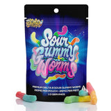 Dimo Hemp Delta 8 Infused Sour Gummies - (10CT) Delta 8 Dimo Hemp Sour Gummy Worms 