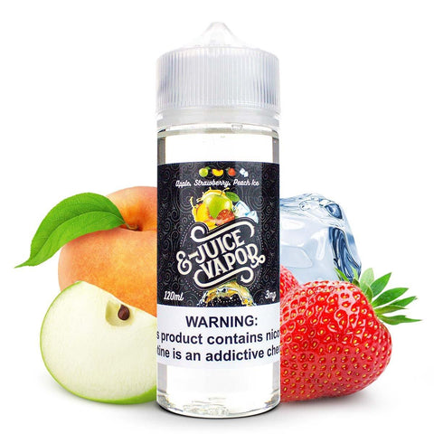 Apple Strawberry Peach Ice by E-Juice Vapor 120ml E-Juice EJV House Juice 