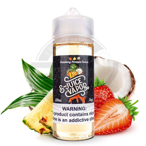 Strawberry Pineapple Coconut by E-Juice Vapor 120ml E-Juice EJV House Juice 