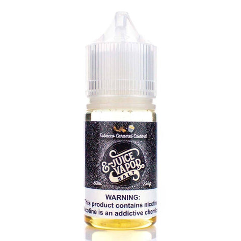 Tobacco Caramel Custard Salt by E-Juice Vapor Salt 30ml Nicotine Salt EJV House Salt 