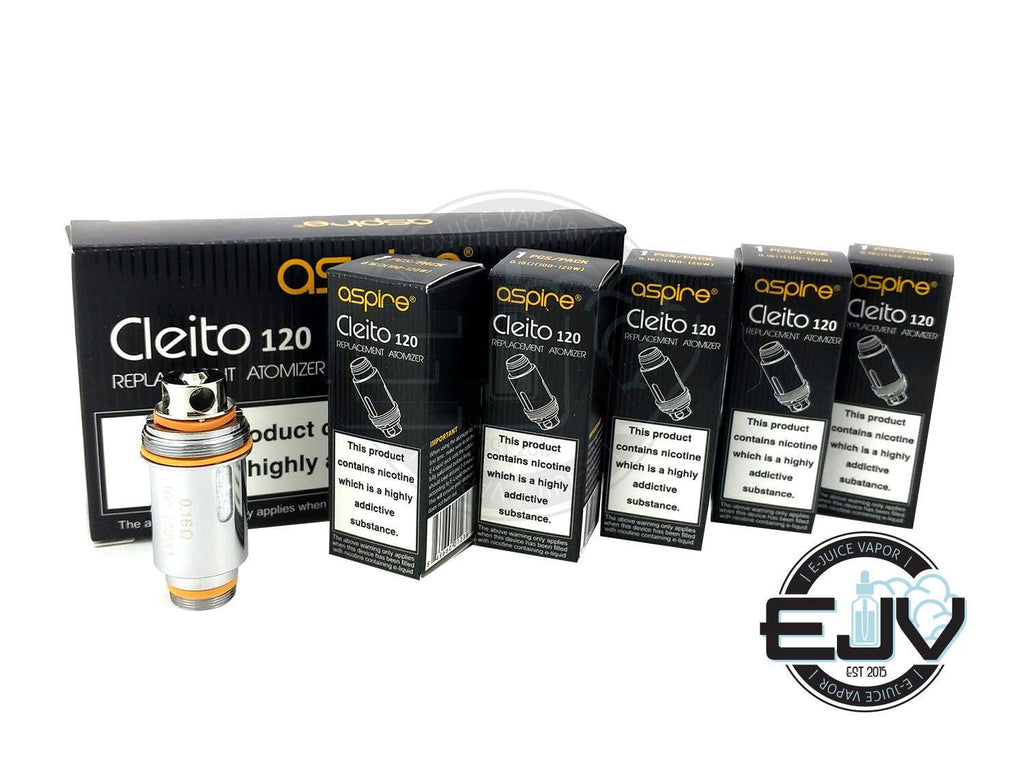 Aspire Cleito 120 Replacement Coil Discontinued Discontinued 5 Pack - 0.16 ohm Clapton (100-120W) 