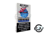 Eonsmoke 4X Compatible Pods - (4 Pack) Replacement Pods Eonsmoke Blue Raspberry 