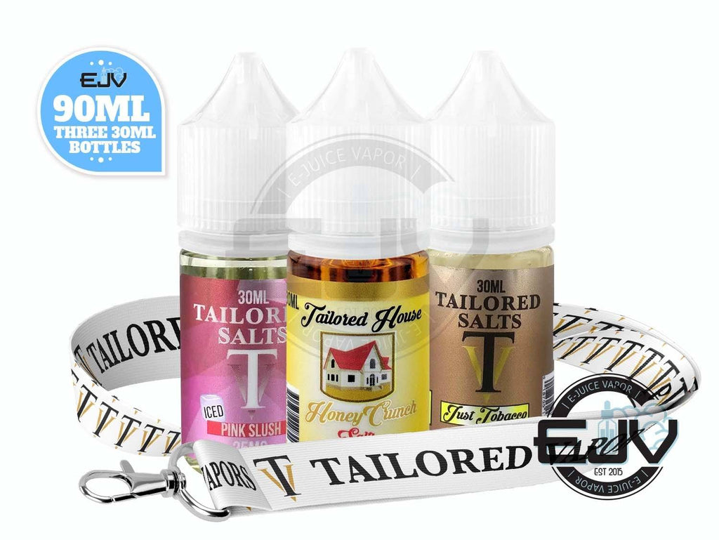 Tailored Salts Free Lanyard Promotion - 3 x 30ml Nicotine Salt Tailored Vapors 