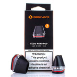 Geek Vape AEGIS NANO Replacement Pods (2-Pack) Replacement Pods Geek Vape 
