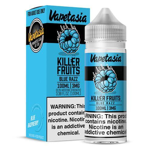 VAPETASIA KILLER FRUITS NTN | Blue Razz 100ML eLiquid E-Juice Vapetasia 