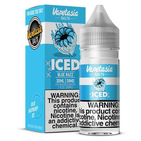 VAPETASIA KILLER FRUITS NTN SALTS | Iced Blue Razz 30ML eLiquid Nicotine Salt Vapetasia 