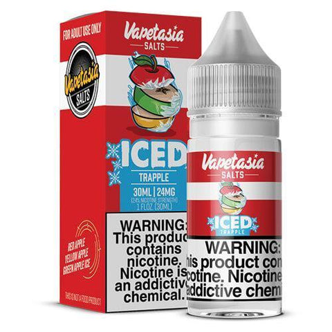 VAPETASIA KILLER FRUITS NTN SALTS | Iced Trapple 30ML eLiquid Nicotine Salt Vapetasia 