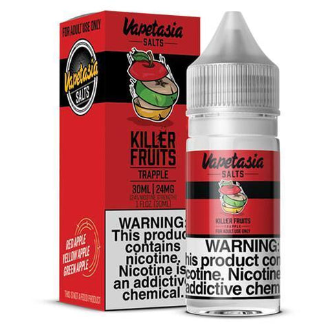VAPETASIA KILLER FRUITS NTN SALTS | Trapple 30ML eLiquid Nicotine Salt Vapetasia 