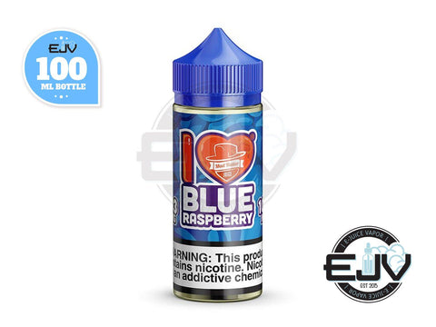 I Love Blue Raspberry by Mad Hatter EJuice 100ml E-Juice Mad Hatter Juice 