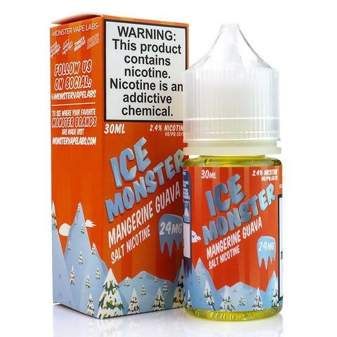 Mangerine Guava by Ice Monster Salt Nicotine 30ml Nicotine Salt Jam Monster Salt 
