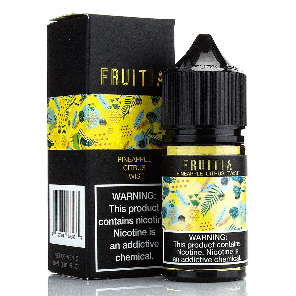Pineapple Citrus Twist by Fruitia Salts 30ml Nicotine Salt Fruitia Salts 