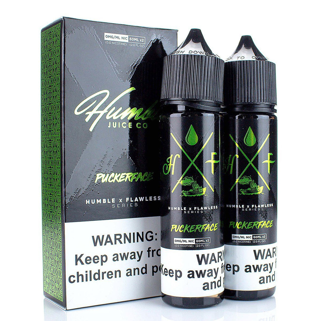 Puckerface by Humble x Flawless Collaboration 120ml Clearance E-Juice Humble x Flawless 