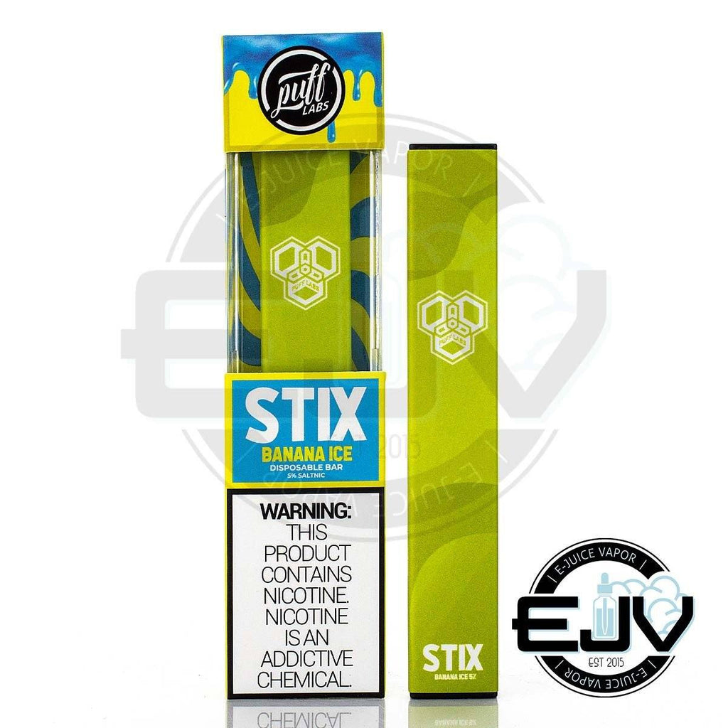 Puff Labs STIX Disposable Device - 300 Puffs Disposable Vape Pens Puff Labs Banana Ice 