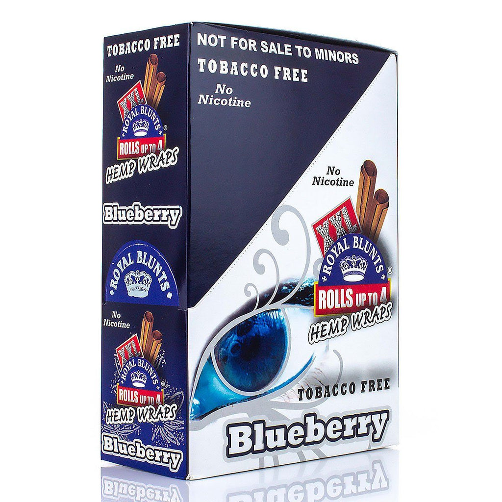 Royal Blunts Hemp Wraps Rolling Papers Royal Blunts Blueberry 