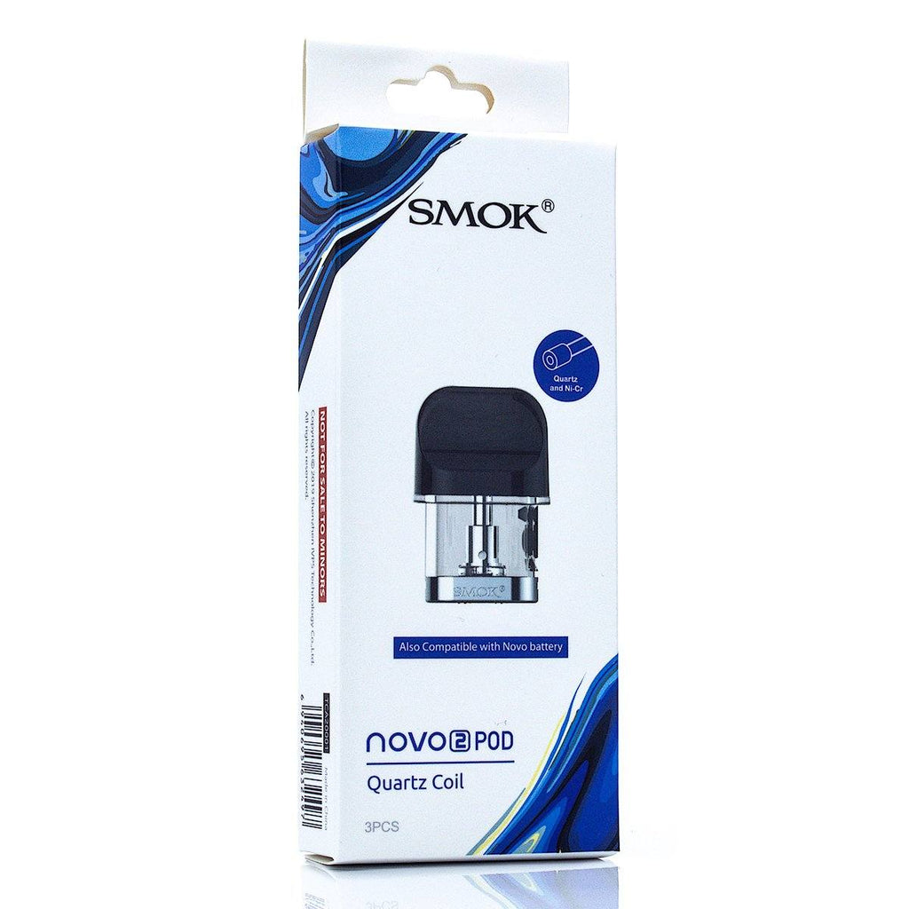 SMOK NOVO 2 Replacement Pods - (3 Pack) Replacement Pods SMOK 1.4-ohm Quartz 